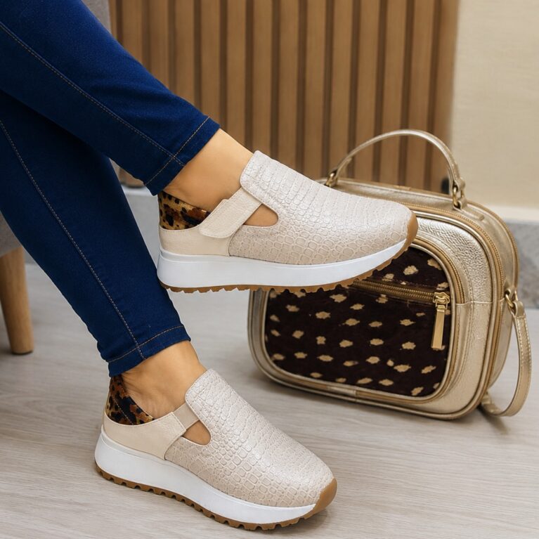Tenis Beige x Print (T260)