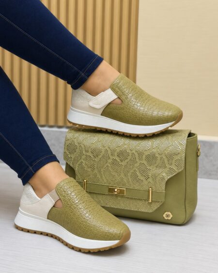 Tenis Verde x Talco (T260)