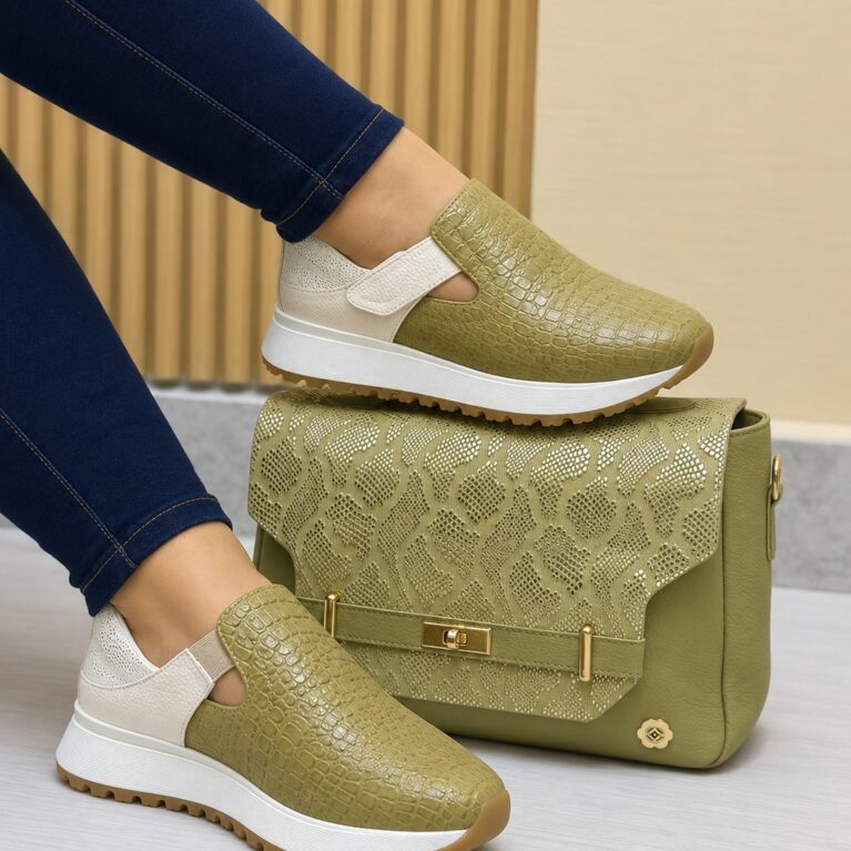 Tenis Verde x Talco (T260)