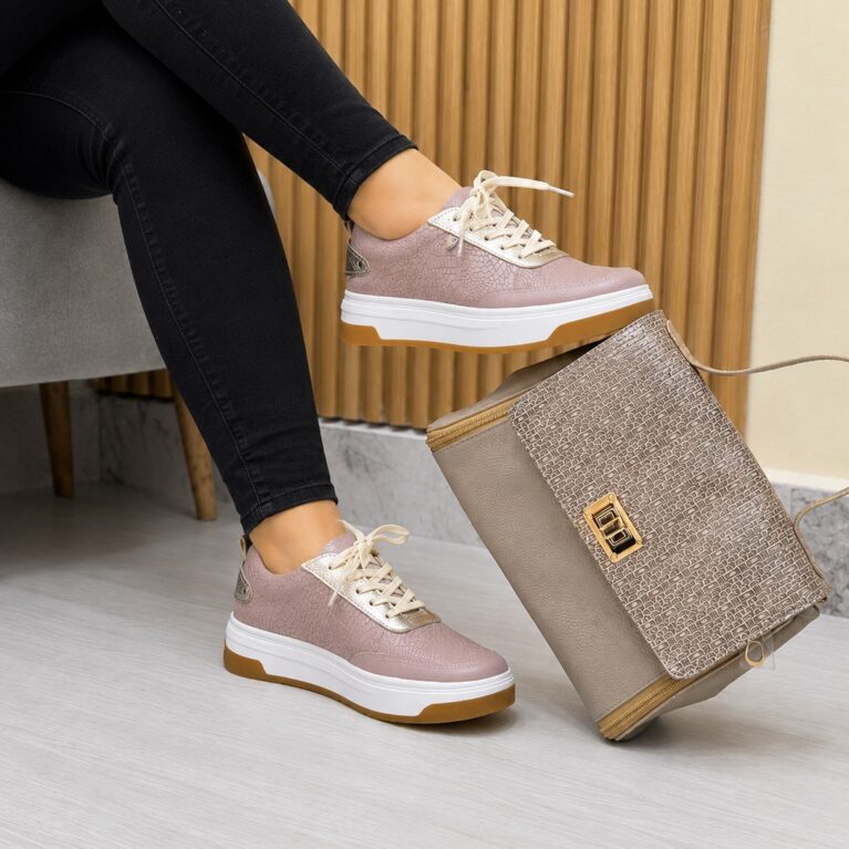 Tenis Taupe x Oro (733 Seul)