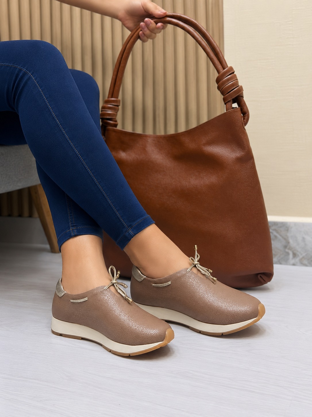 Tenis Miel x Oro (T5162)