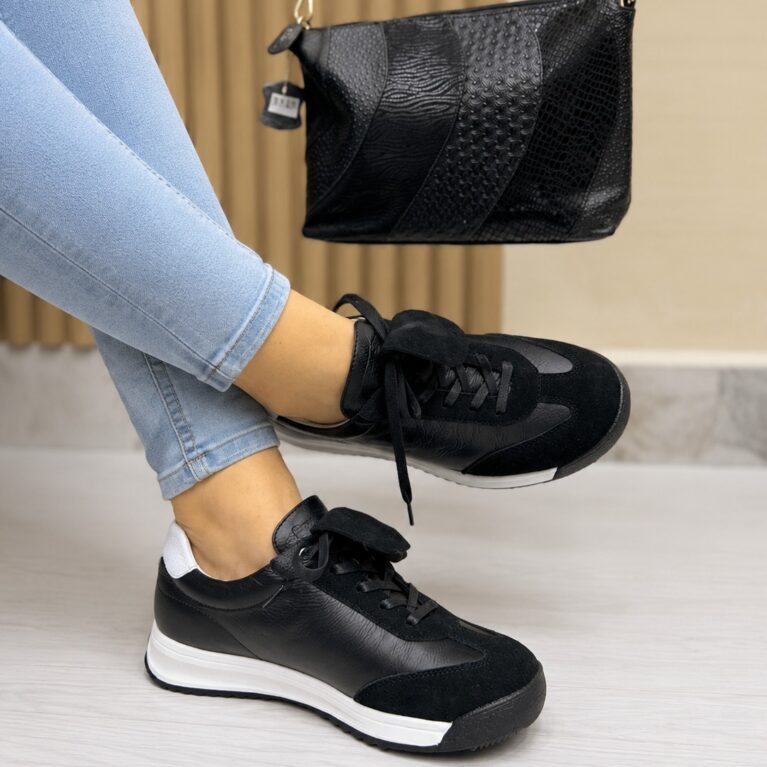Tenis Negro x Carnaza (T2105)