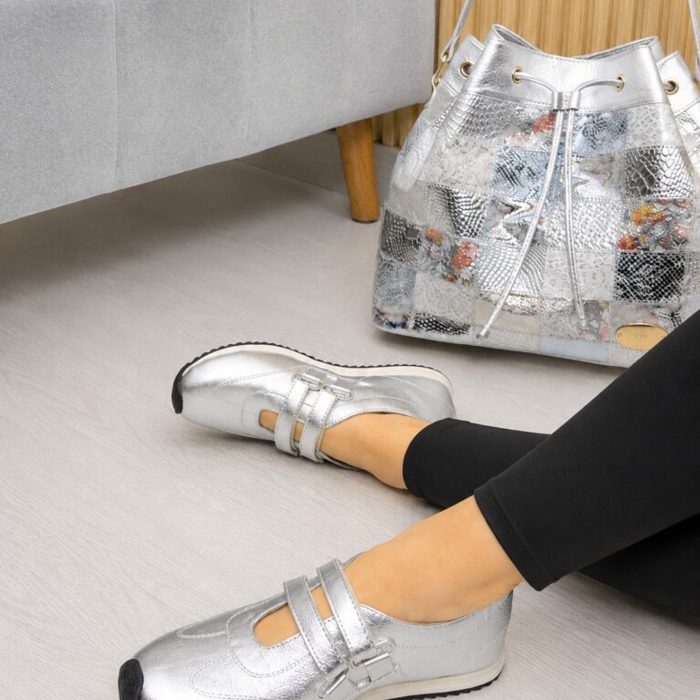 Tenis Plata Tiras (T045)
