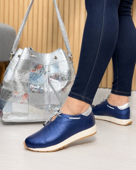 Tenis Azul-Plata (T5162)