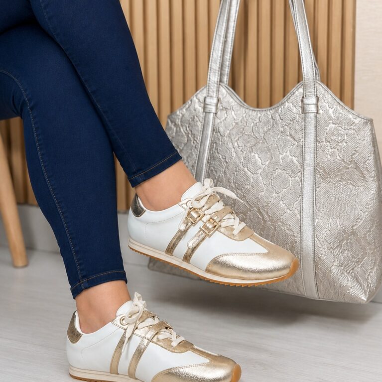 Tenis Talco-Dorado (T020)