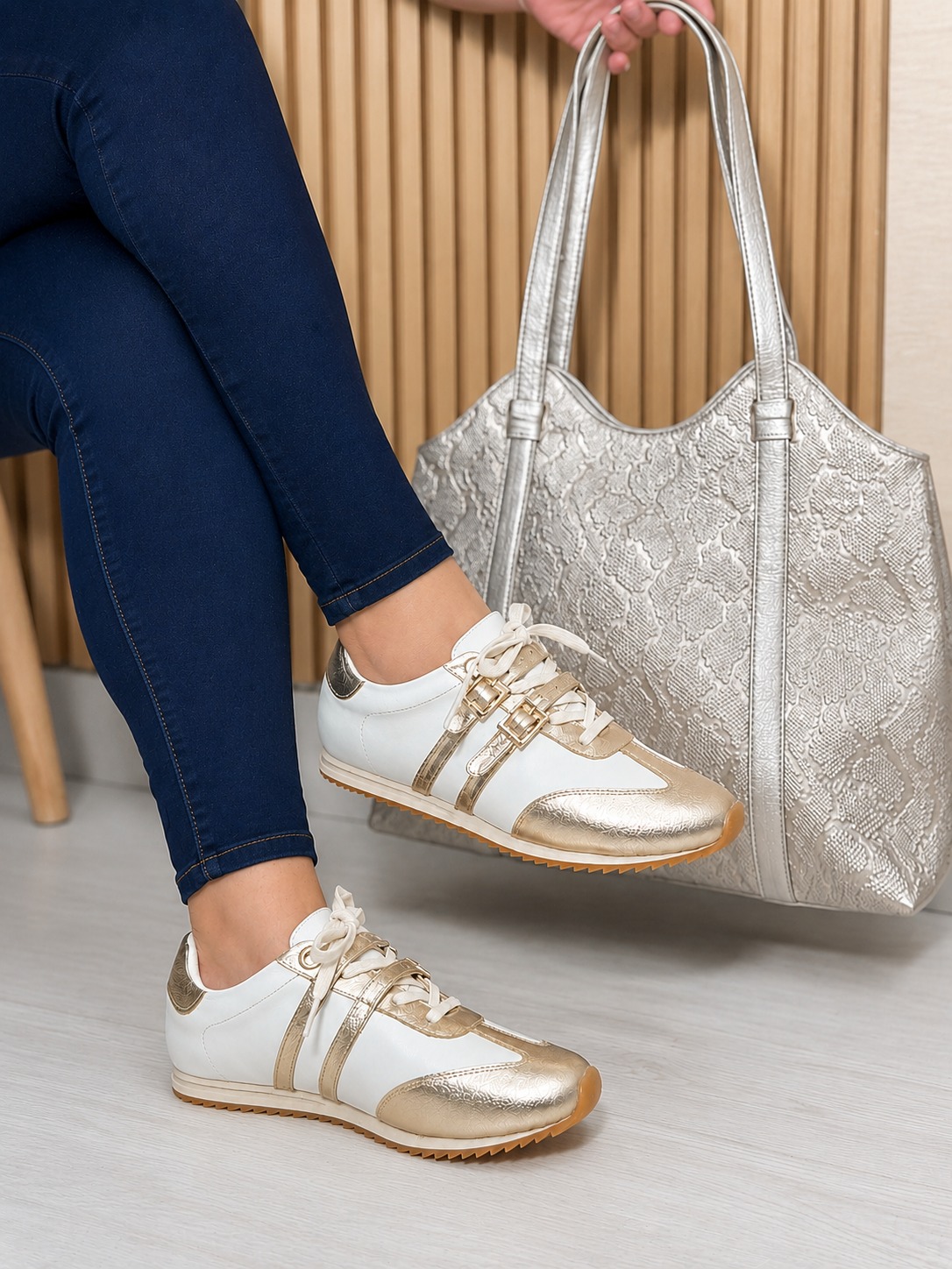 Tenis Talco-Dorado (T020)