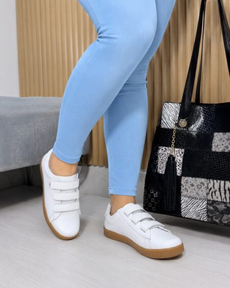 Tenis Blanco Velcro (700)