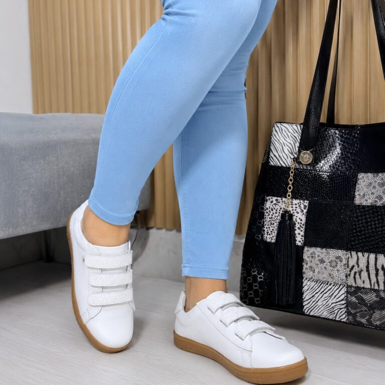 Tenis Blanco Velcro (700)